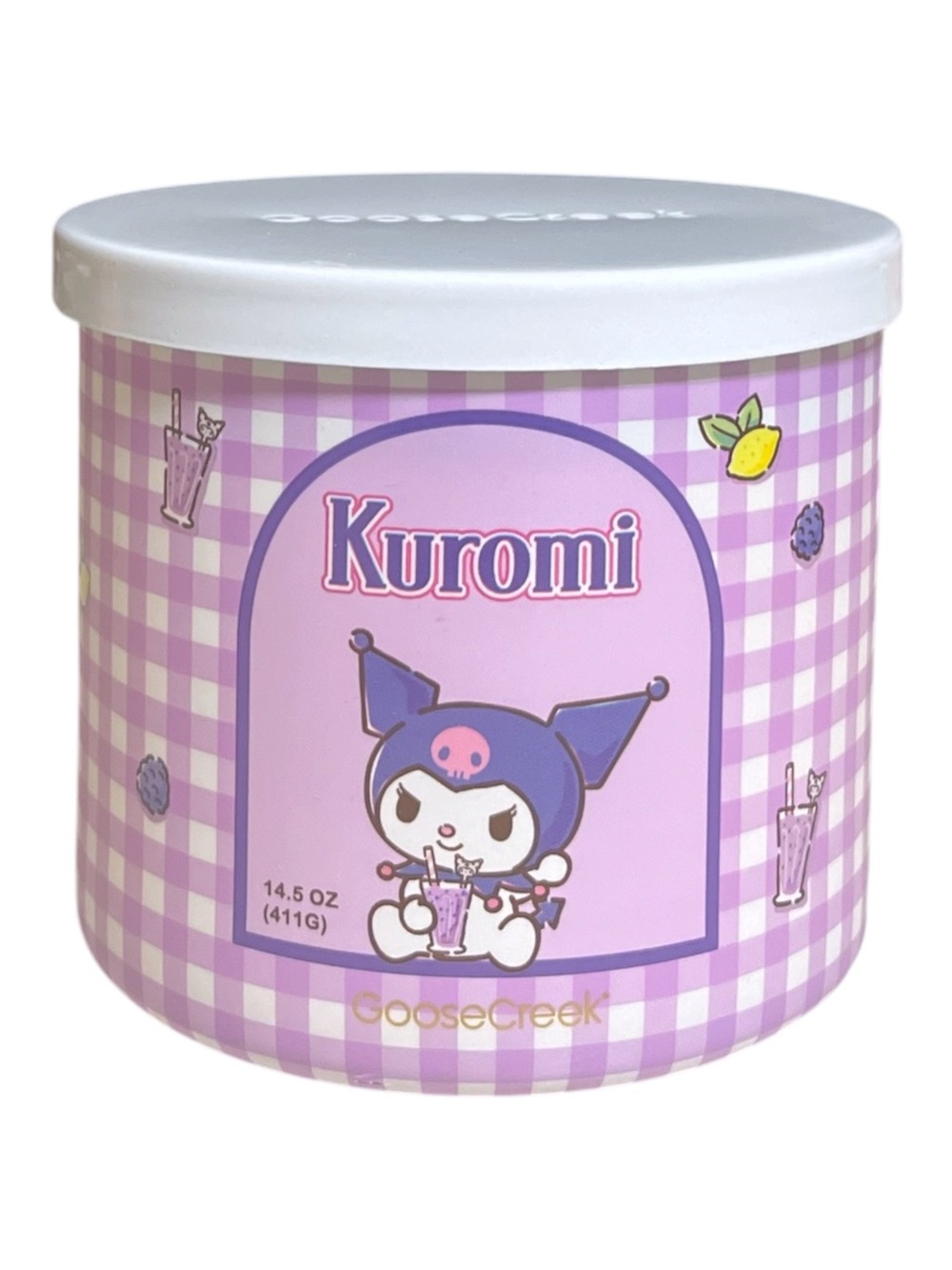Kuromi Hello Kitty Sanrio 14.5 Oz 3-Wick Soy Candle